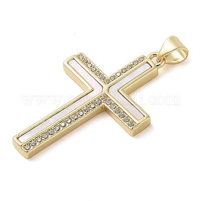 Латунные микро проложить кубического циркония подвески KK-I712-52G-02-1