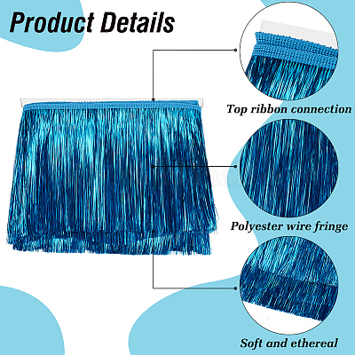 Отделка бахромой из полиэстера OCOR-WH0082-207D-1-1