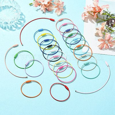 Брелки для ключей из нержавеющей стали 201 BJEW-YW0001-12-1