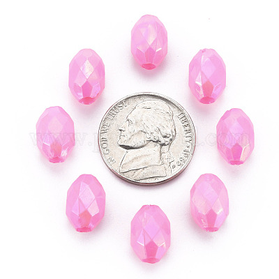 Непрозрачные акриловые бусины TACR-S153-32I-06-1