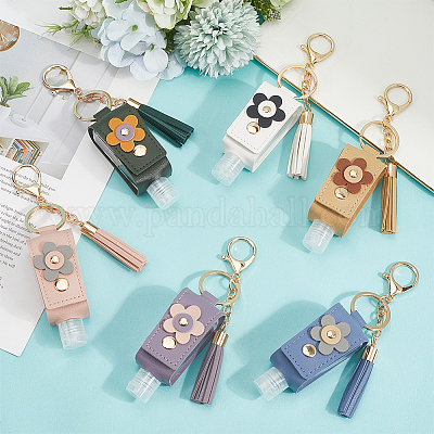 6 шт. 6 цвета или настольные пустые дорожные брелки для бутылок KEYC-SC0001-57A-1