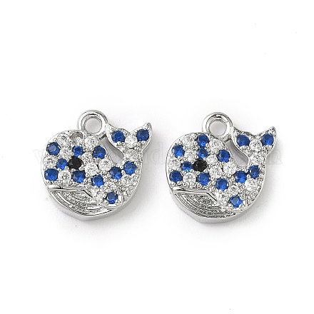 Латунные микро проложить кубического циркония подвески KK-L250-05P-1