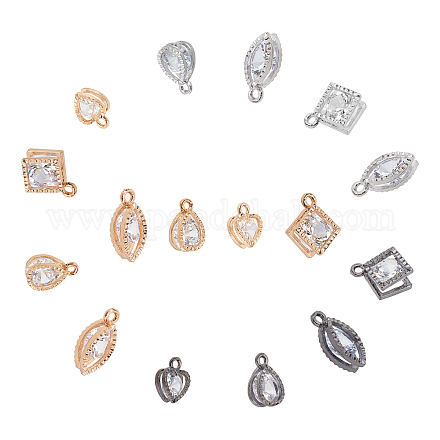 SUPERFINDINGS Alloy Charms ZIRC-FH0001-03-1