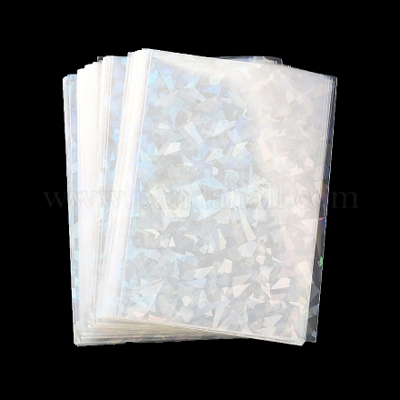 100 шт. лазерные прозрачные пластиковые упаковочные пакеты ABAG-WH20014-16C-1