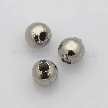 Round 316 perle distanziali in acciaio inossidabile chirurgico STAS-N032-02-4mm-1