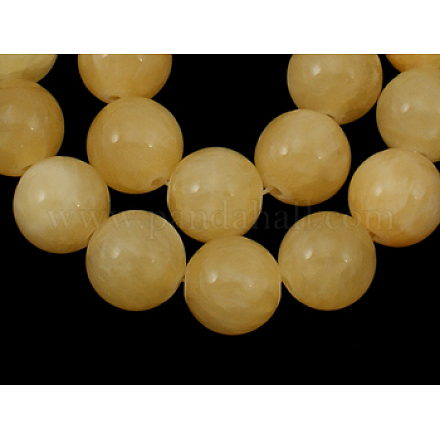 Chapelets de perles de jade naturel X-JBR10mm-16-1