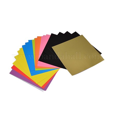 Colorful Flint Paper for Folding AJEW-A025-10-1