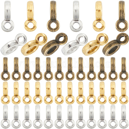 300 шт. 3 цвета вешалки в тибетском стиле трубчатые скобы TIBE-SP0001-04-1