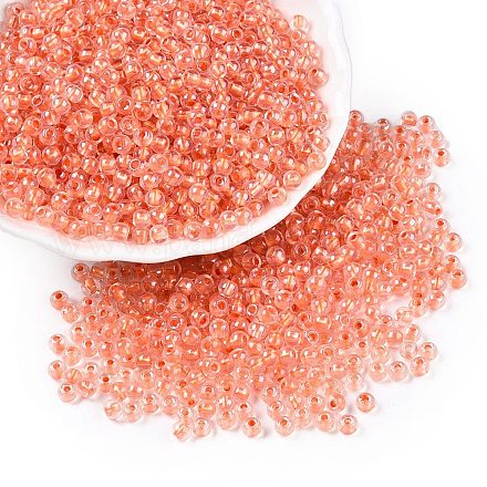 6/0 прозрачные внутри цветные стеклянные круглые бусины SEED-N006-004J-1