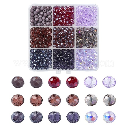 9 стиль стеклянных бусин&nbsp;EGLA-YW0003-83-1