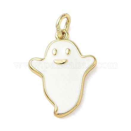 Подвески из латуни и эмали на тему Хэллоуина KK-L248-01G-06-1