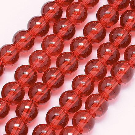 Chapelets de perles en verre GLAA-G051-12mm-C07-1