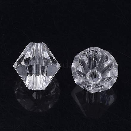 Perles en acrylique transparente TACR-S146-5mm-01-1