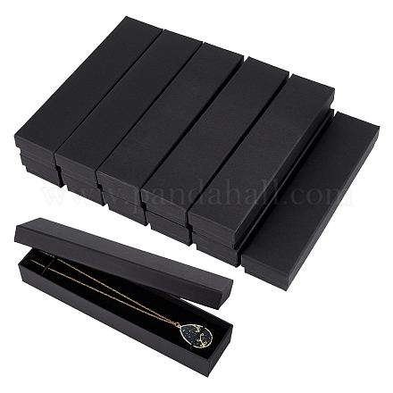 Картонные коробки ожерелья бумаги&nbsp;CON-WH0092-71-1