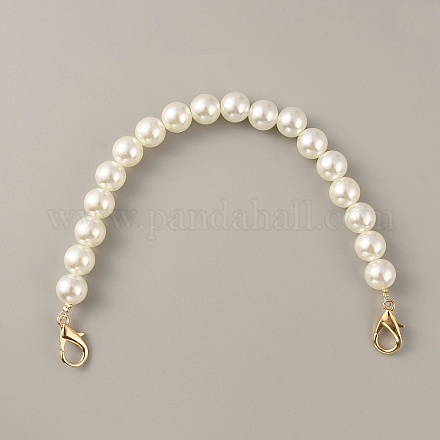 Удлинители ремешка для кошелька с цепочкой из искусственного жемчуга из смолы FIND-WH0143-96D-1