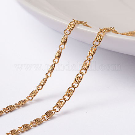 3.28 Feet Ion Plating(IP) 304 Stainless Steel Lumachina Chains X-CHS-H007-28G-1