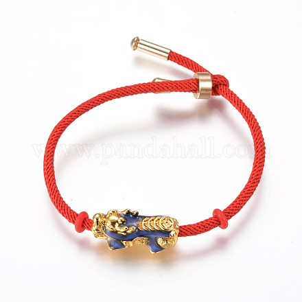 Bracelets réglables en nylon X-BJEW-L639-08B-1