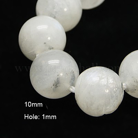 Perline pietra di luna naturale fili G-C068-10mm-1-1