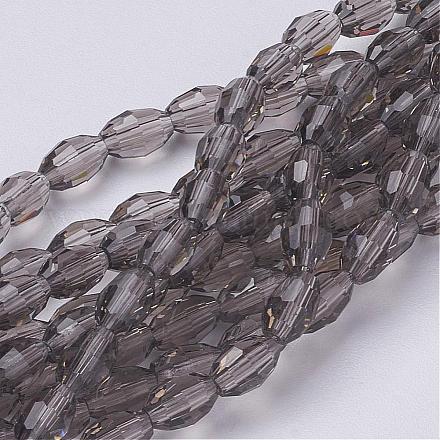 Glass Beads Strands GC891Y-15-1