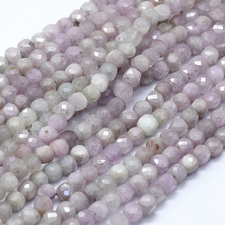 Chapelets de perles en kunzite naturelle G-D0013-43-1