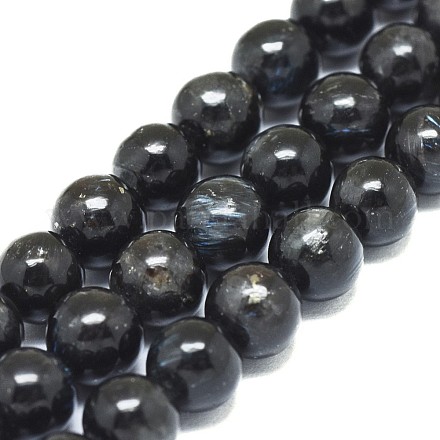 Chapelets de perles en cyanite / cyanite / divalent naturel G-F673-01-6mm-1