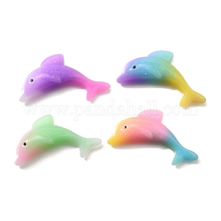 Кабошоны из смолы градиентного цвета RESI-H035-04-1