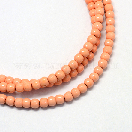 Chapelets de perles en turquoise synthétique TURQ-S284-10mm-A06-1