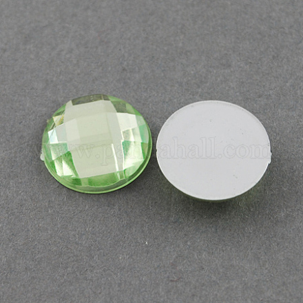 Acrílico diamante de imitación cabujones GACR-R002-12mm-11-1