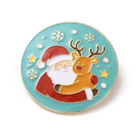 Рождественские эмалевые булавки JEWB-B028-01G-02-1