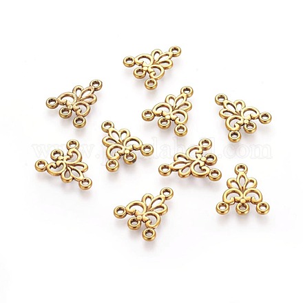 Triangle Tibetan Style Alloy Chandelier Components Links GLF0178Y-NF-1