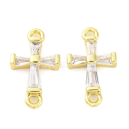 Латунные прозрачные подвески из кубического циркония KK-D325-05G-1