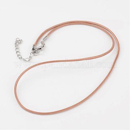Korean Waxed Polyester Cord Necklace Making NJEW-JN01558-02-1