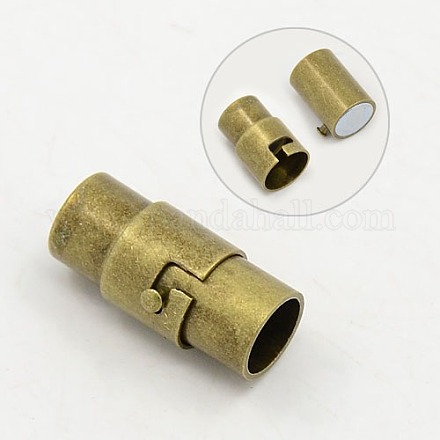 Brass Magnetic Screw Clasps KK-G204-AB-NF-1