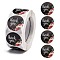 1 Inch Thank You Roll Stickers, Self-Adhesive Paper Gift Tag Stickers, for Party, Decorative Presents, Word, 24.5mm, 500pcs/roll