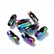 Ion Plating(IP) 304 Stainless Steel Ball Chain Connectors, Rainbow Color, 24~24.5x9.5~10.5mm, Fit for 8mm ball chain