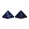 Natural Sodalite Orgonite Pyramid Display Decorations, Figurine Home Decoration, Reiki Energy Stone for Healing, 30.5x30.5x25.5mm