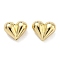 Brass Beads, Heart, Cadmium Free & Lead Free, Real 18K Gold Plated, Real 18K Gold Plated, 9x11.5x7mm, Hole: 1.5mm