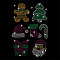 Glass Hotfix Rhinestone, Iron on Appliques, Costume Accessories, for Clothes, Bags, Pants, Mixed Shapes, 297x210mm