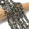 Natural Labradorite Beads Strands, Chips, 4~12x3~8x1~6mm, Hole: 1mm, about 14.9 inch~16.1 inch(38~41cm)