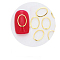 Alloy Cabochons, Nail Art Decoration Accessories, Oval, Golden, 10x7mm, about 1000pcs/bag