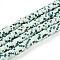 Handmade Polymer Clay Beads Strands, for DIY Jewelry Crafts Supplies, Heishi Beads, Disc/Flat Round, Dark Sea Green, 6x0.5~1mm, Hole: 1.8mm, about 320~447pcs/strand, 15.75 inch~16.14 inch(40~41cm)