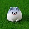 Cute Resin Animal Figurines Ornament, Micro Landscape Home Desktop Decoration, Dog, 18x21mm