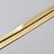 100M Soft Flat Imitation Leather Cord, for Pillow Decor, Gold, 5x0.8mm, about 109.36 Yards(100m)/Bundle