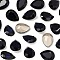 Preciosa® MAXIMA Crystal Fancy Stones, Czech Crystal, 435 16 301 Baroque Pear, Dura Foiling, 30280 Dark Indigo, 18x13mm