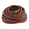10Pcs Flat PU Leather Cord, for Necklace & Bracelet Making Accessories, Coffee, 5x1.5mm