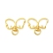 Zinc Alloy Swivel Clasps, Butterfly, Golden, 33x39.5x6mm