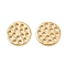 Brass Disc Multi-strand Links, Long-Lasting Plated, Nickel Free, Real 18K Gold Plated, 8x1mm, Hole: 1mm