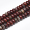 Natural Red Rainbow Jasper Beads Strands, Rondelle, 10x6mm, Hole: 1mm, about 67pcs/strand, 15.3 inch