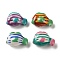 Handmade Porcelain Beads, Fish, Famille Rose Porcelain, Mixed Color, 15.5x23.5x10.5mm, Hole: 1.8mm
