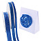 3Rolls 3 Styles Velvet Ribbon, Single Side, for Gift Packing, Party Decoration, Marine Blue, 3/8~1 inch(10~25mm), 1roll/style